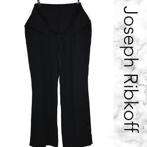 Pants with attached belt